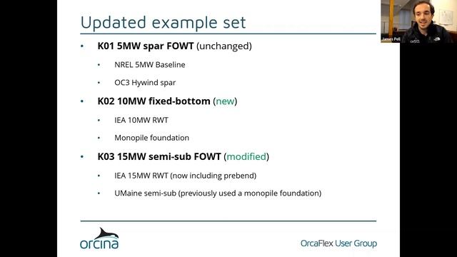 OrcaFlex 11.2 UGM - OrcaFlex new features смотреть онлайн