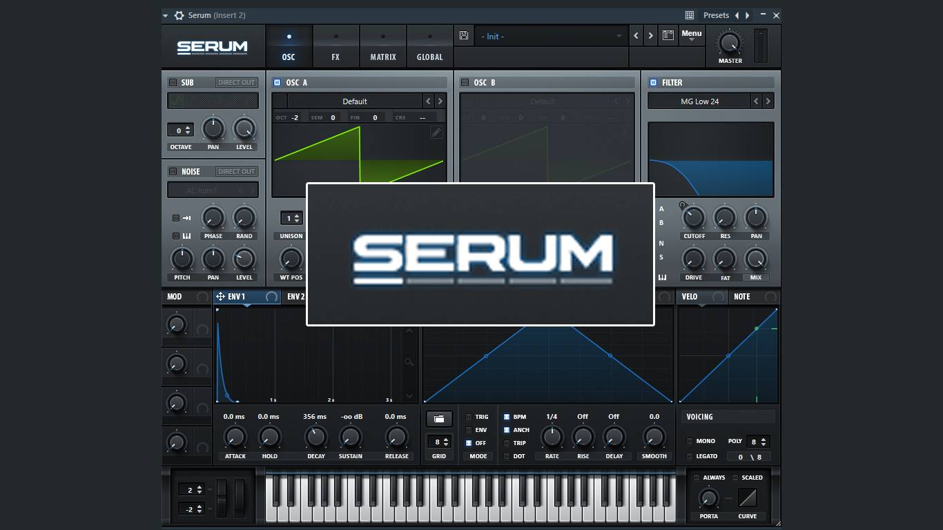 Рубрика серю на Serum Cинтез Psy Trance Bass