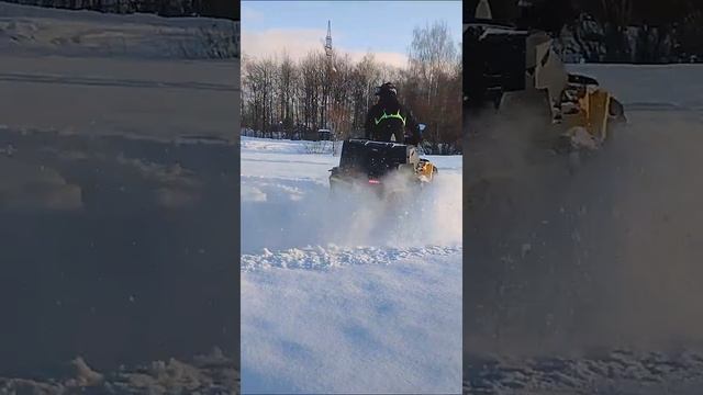 #shorts stels guepard 650 продолжаем копать сугробы смотреть онлайн