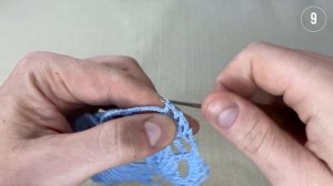 Скатерть крючком, Самира, часть 1 из 7 (1-19 ряд)