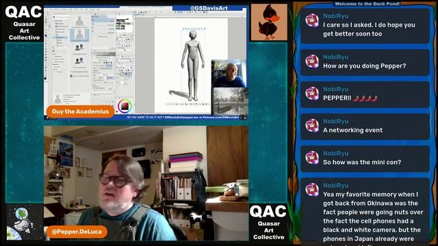 Quasar Art Collective- A collaborative Art Stream смотреть онлайн