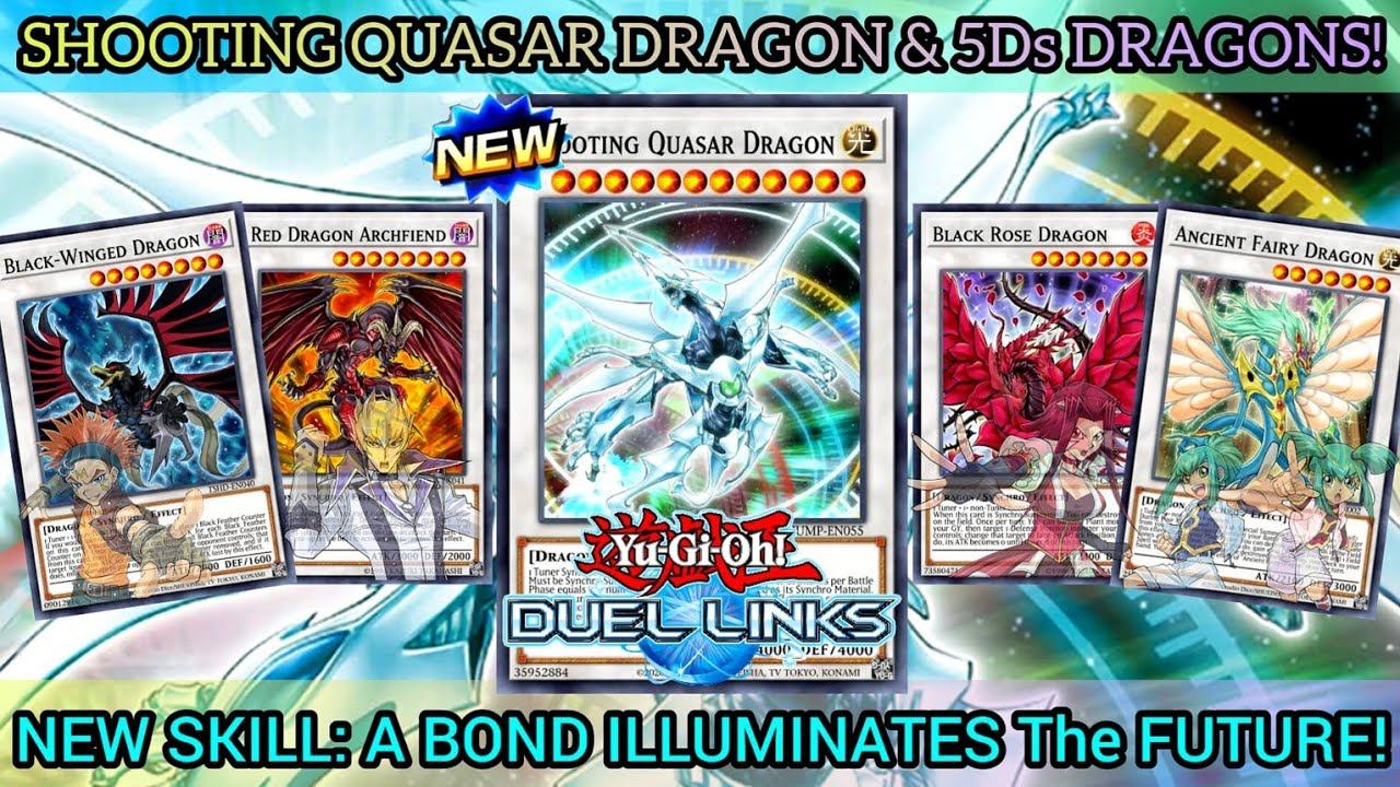 FINALLY! SHOOTING QUASAR DRAGON is HERE feat. 5D's DRAGONS! [Yu-Gi-Oh! DUEL LINKS] смотреть онлайн