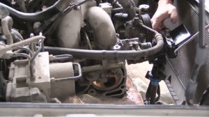 Снять поршни Субару не снимая двигатель и поддон.