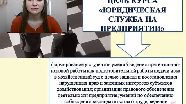 Юридическая служба на предприятии_рус(препод.Шапиро В.С., к.ю.н.) смотреть онлайн