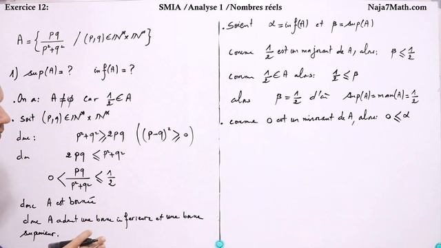 Exercice 12 (SMIA/MIP) (Analyse1 - Nombres réels) смотреть онлайн