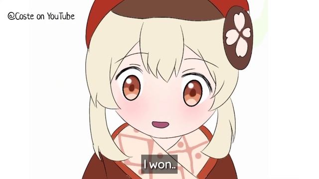 Klee challenged Lumine to arm wrestling... смотреть онлайн