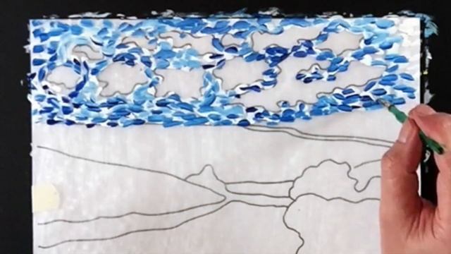 3RD GRADE CLAUDE MONET LANDSCAPE (MEDIUM SKY) 2 смотреть онлайн
