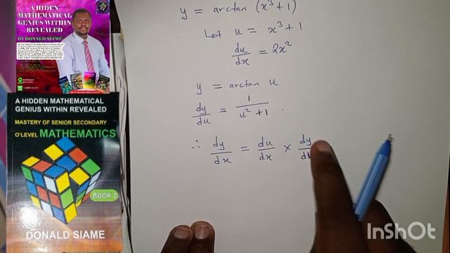 dy/dx of y = arctan (x^3 + 1) смотреть онлайн
