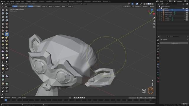 47 6-5 Sculpting methods in Blender смотреть онлайн
