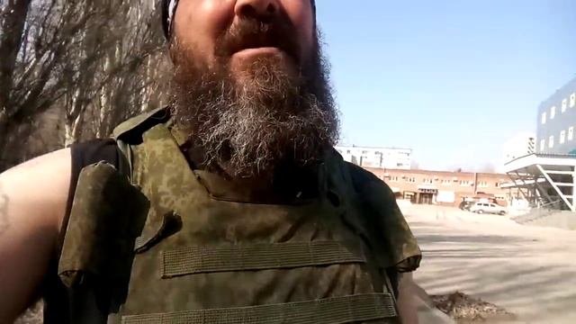 Открыл сезон уличных - пробежек.(нагрузка 12 кг) смотреть онлайн