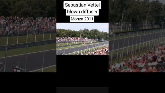 Sebastian Vettels famous blown diffuser in Monza 2011 (Parabolica) #racecar #redbull #vettel #monza смотреть онлайн
