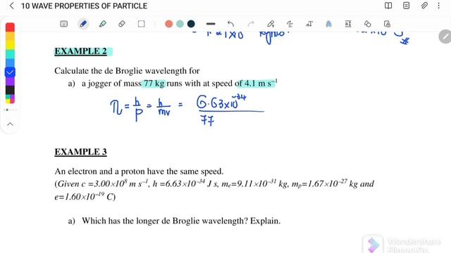 《10.1》WAVES PARTICLE PROPERTIES || DE BROGLIE WAVELENGTH || SP025 || PHYSICS смотреть онлайн