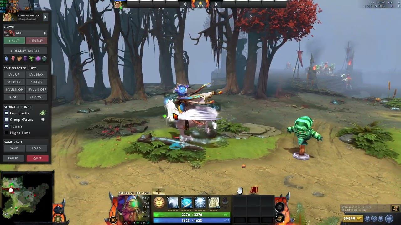 [Dota 2] Keeper of the Light/KOTL - Unusual Light of the Forgotten Renegade: Frostbloom Effect смотреть онлайн