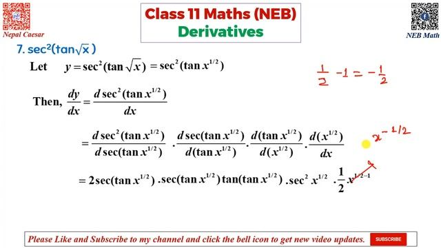 Class 11 Maths || Derivatives P8: Trigonometric Functions Exercises Solutions смотреть онлайн