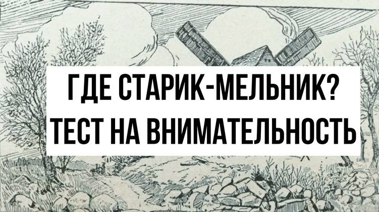 Где мельник? Загадка для внимательных