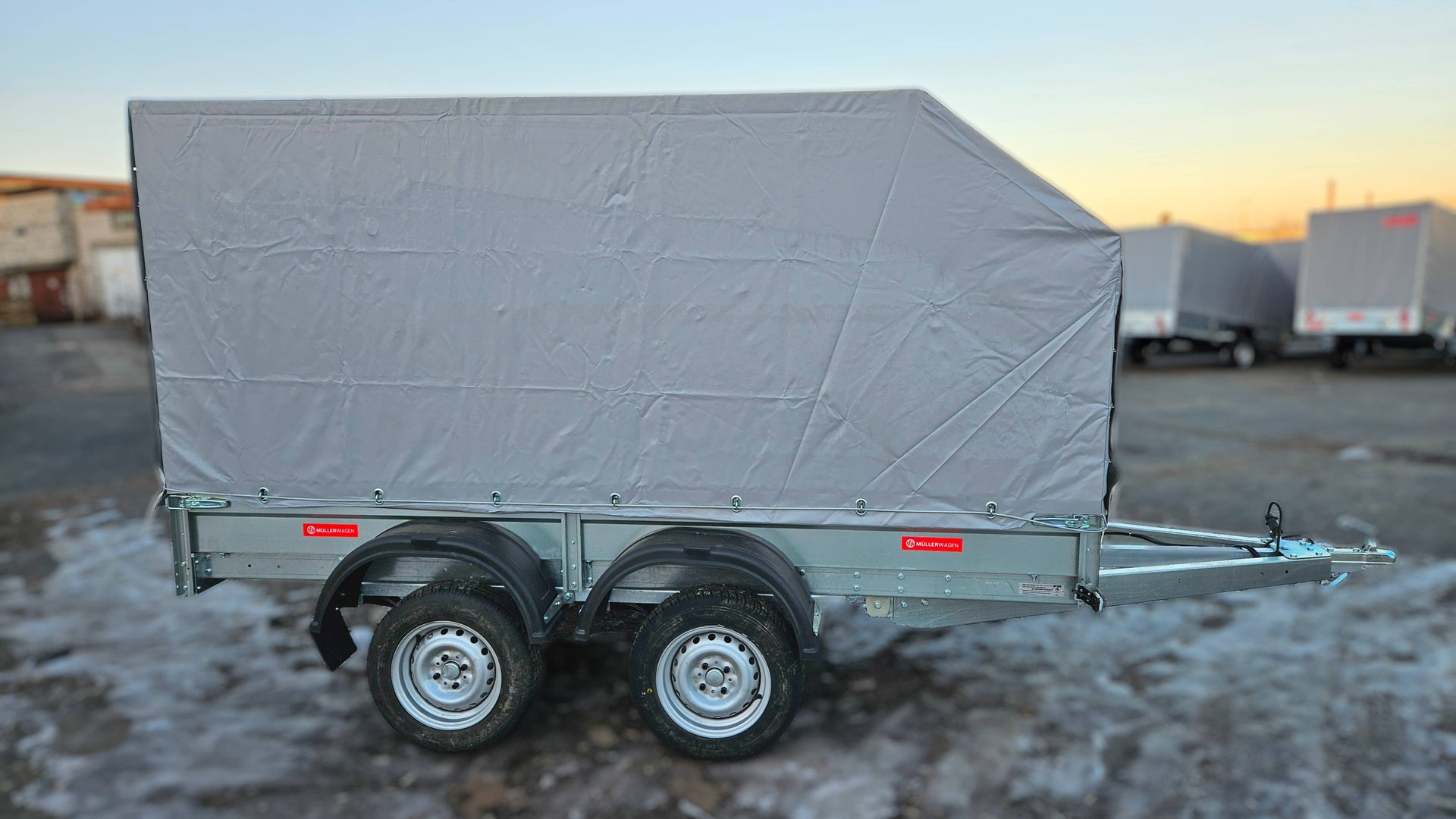 Двухосный прицеп Müllerwagen МW1530-03РRО2ОС в ИЖприцеп.РФ тел. (3412) 770-446 смотреть онлайн