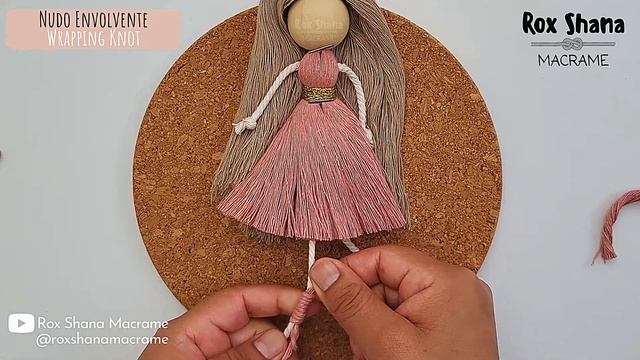 👧🌺DIY MUÑECA de MACRAME (paso a paso) DIY Macrame Doll Step by Step Tutorial - www.youtube.com_(w смотреть онлайн