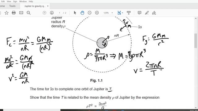 Density of Jupiter Calculation using Newton's Law of Universal Gravitation and Io's Orbital Data смотреть онлайн
