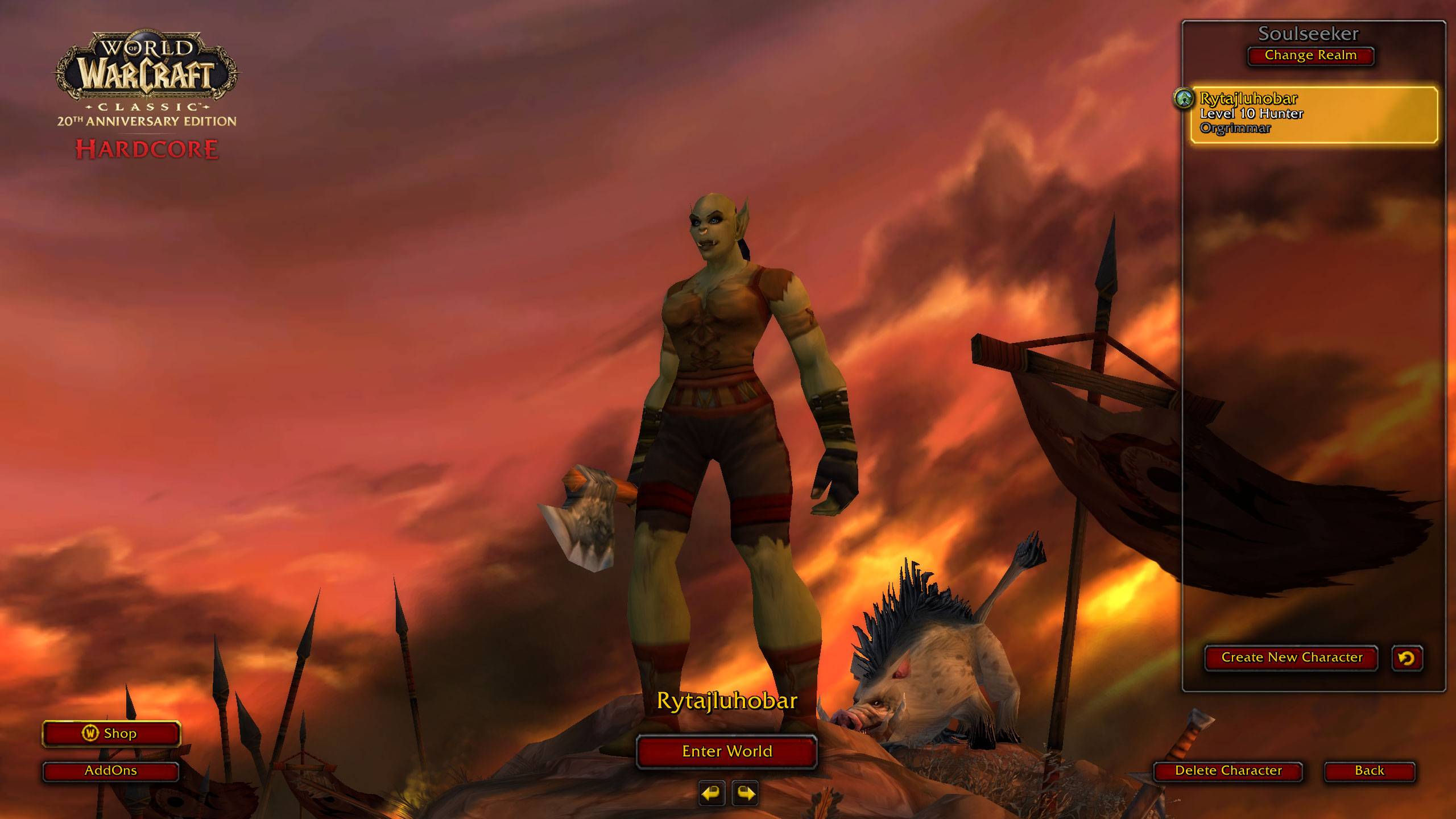 Solo-Self-Found Hardcore SOULSEEKER World of Warcraft classic 20th anniversary 33 lvl смотреть онлайн