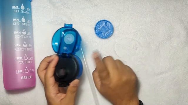 Unboxing Unique Sports water Bottle 1L with Time Marker Straw Strainer (Hindi/Urdu) #Fitness #Sport смотреть онлайн