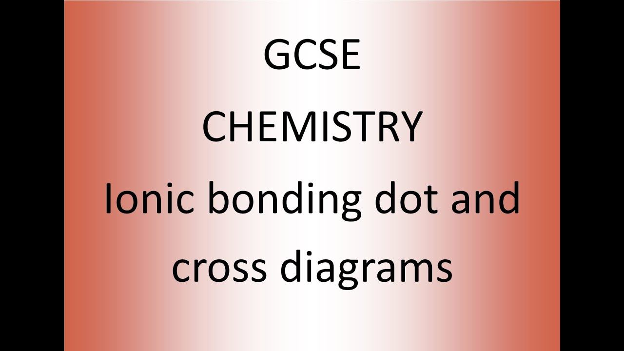 GCSE ionic bonding dot cross diagrams смотреть онлайн