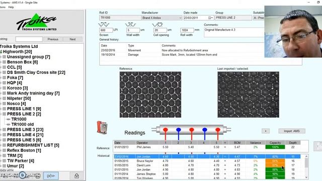 Anilox Management System by Troika (System kontroli i zarządzania aniloksami) смотреть онлайн