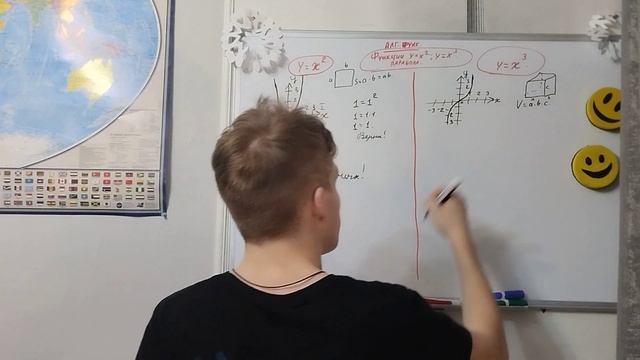 АЛГЕБРА. АЛГЕБРАИЧЕСКАЯ ФУНКЦИОНАЛЬНОСТЬ. 7 класс. Функции у=х^2 и у=х^3 и их графики. смотреть онлайн