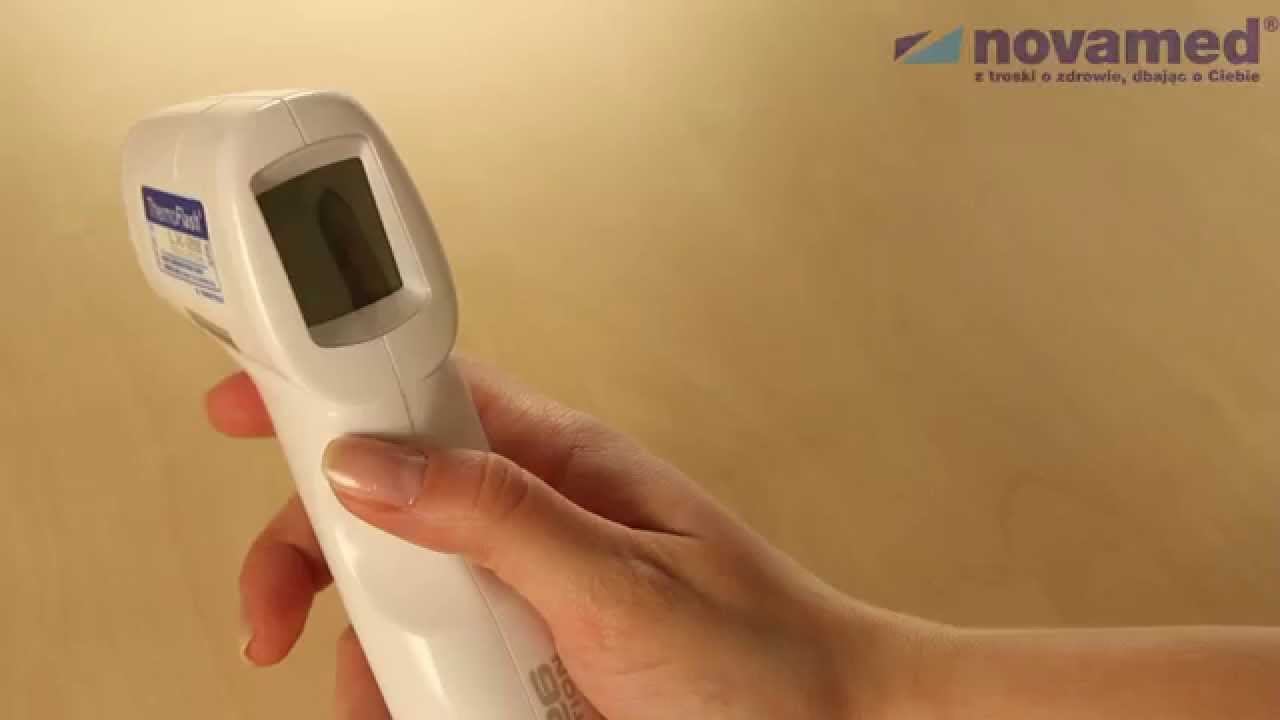 Termometr bezdotykowy THERMOFLASH LX-26 Evolution - wykonywanie pomiaru temperatury otoczenia смотреть онлайн