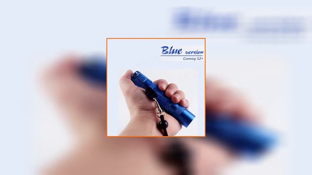 Convoy S2+ Blue XM-L2 7135*4 3/5Modes EDC LED Flashlight смотреть онлайн