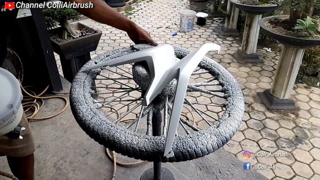Belajar Mixing warna Putih Mutiara Vario 150 techno смотреть онлайн