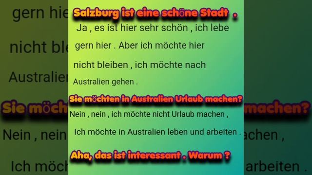 Deutsch lernen A1 . Немецкая разговорная практика . смотреть онлайн