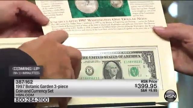 1997 Botanic Garden 3piece Coin and Currency Set смотреть онлайн