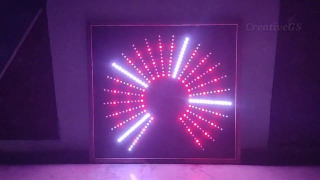 How to make (12×24) Rainbow || Ganpati Decoration || Pixel led light//Creative GS смотреть онлайн