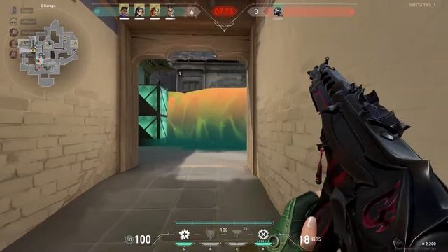 Valorant - Who said you can't spray with Vandal? смотреть онлайн