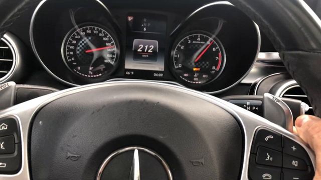 Mercedes benz c43 AMG (255km/h) Max speed смотреть онлайн