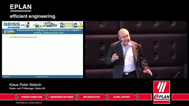 EPLAN EEC Forum 2019 - Klaus Peter Welsch - Geiss AG смотреть онлайн