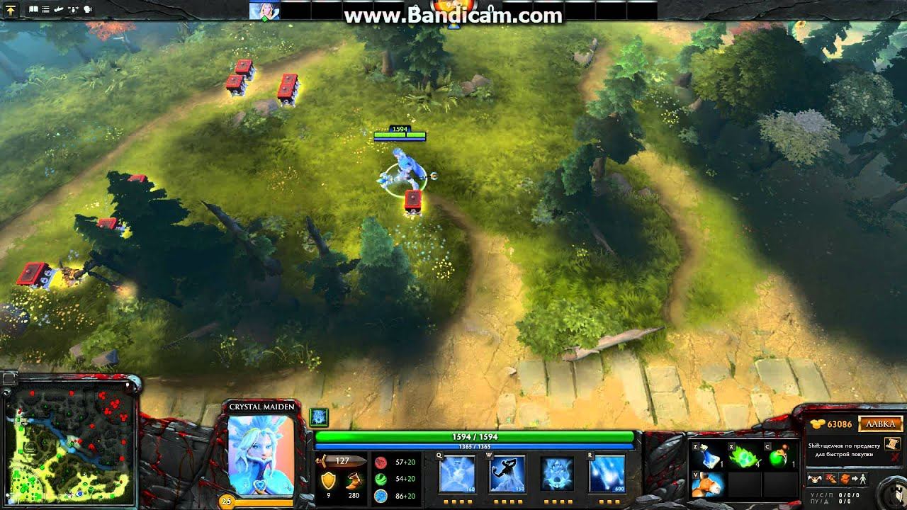Гайд на Crystal Maiden смотреть онлайн