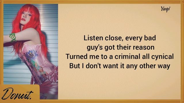 YUQI - Red Rover Lyrics смотреть онлайн
