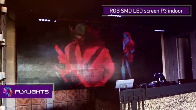Flylights. RGB LED-экран для ресторана "CHI" / RGB LED screen смотреть онлайн
