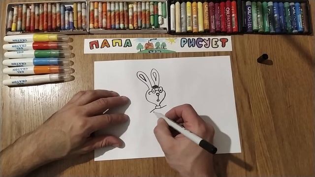 Как нарисовать Кролика из Винни Пуха/Урок Рисования/How to draw Winnie the Pooh Rabbit/Drawing Leson смотреть онлайн