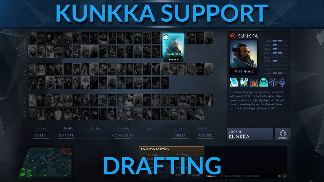 How to draft Kunkka so you win more (Pro guide by SAVE) смотреть онлайн