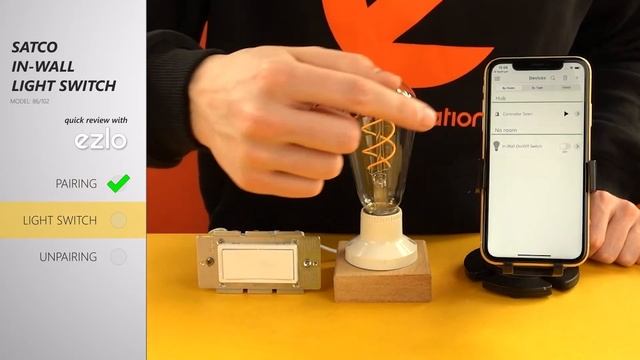 How to pair Satco In-Wall Switch 86-102 with Ezlo Hubs? смотреть онлайн