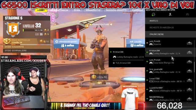 🔴 FORTNITE LV.32 | VINCI 10€ PS4 XBOX ONE PAYSAFE | SUBITO CON I DONATORI!!! смотреть онлайн