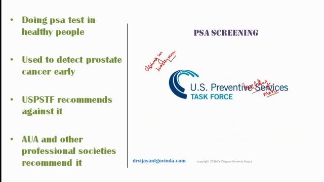 What is PSA test and PSA screening - by drvijayantgovinda.com смотреть онлайн