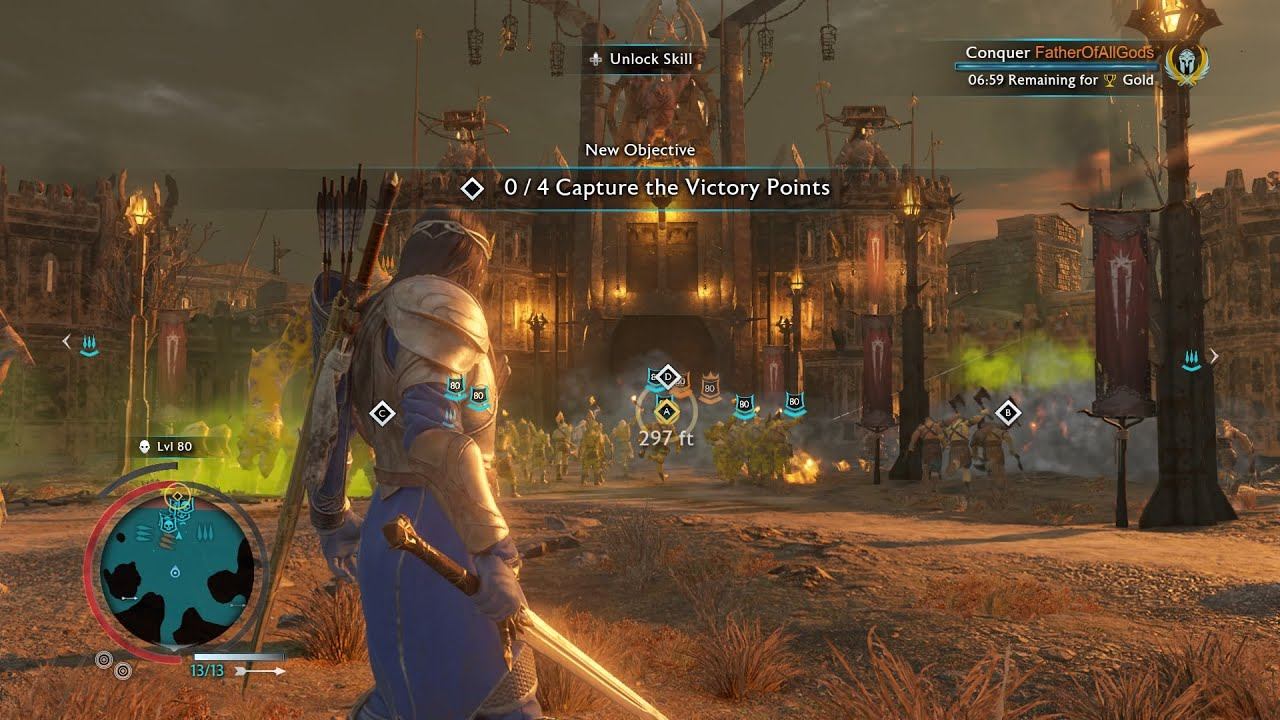 Middle earth™ Shadow of War™ Gameplay PS4 Attacking The Fortress of GORGOROTH (Online) смотреть онлайн