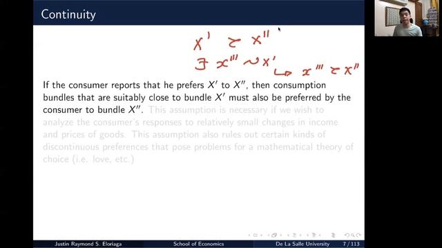 Axioms of Consumer Preferences смотреть онлайн