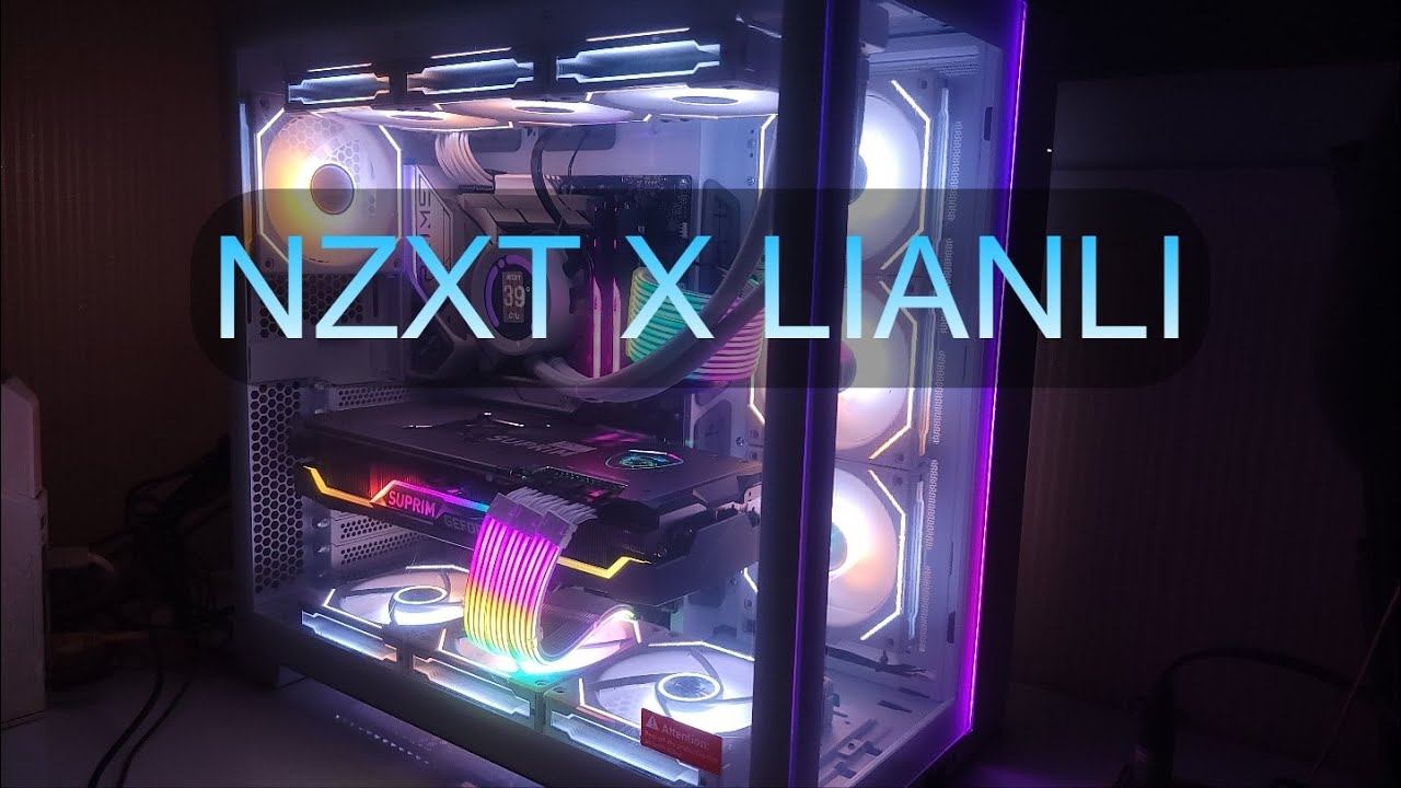 LIAN LI O11 Dynamic EVO + STRIMER PLUS V2 + UNI FAN SL-INF + NZXT KRAKEN Z73 смотреть онлайн