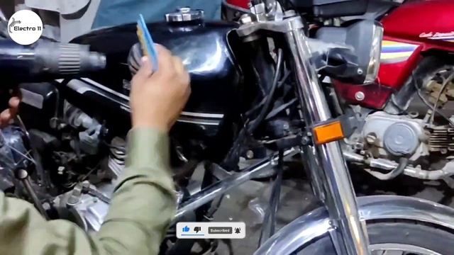 Honda CG 125 Special Edition Lamination | Fuel Tank Compound polish | Restoration PT-2 | Electro 11 смотреть онлайн