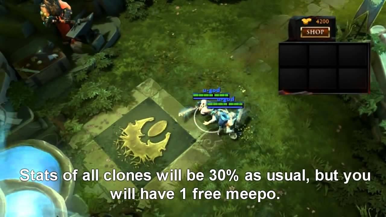 Dota 2 Tricks Extra Meepo Bug смотреть онлайн