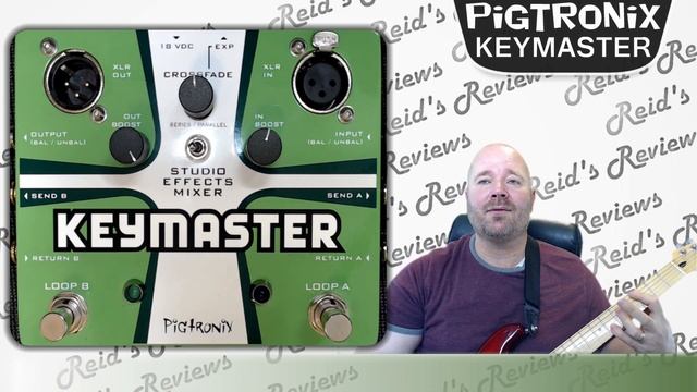 Sound Brewing! Pigtronix KEYMASTER Studio Effects Mixer Switch Guitar Pedal Review - Reid's Reviews смотреть онлайн